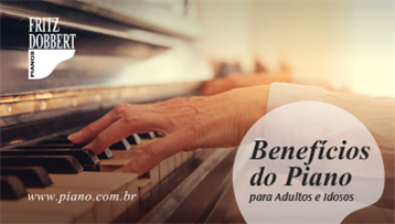 Conheça os benefícios do piano para adultos e idosos.